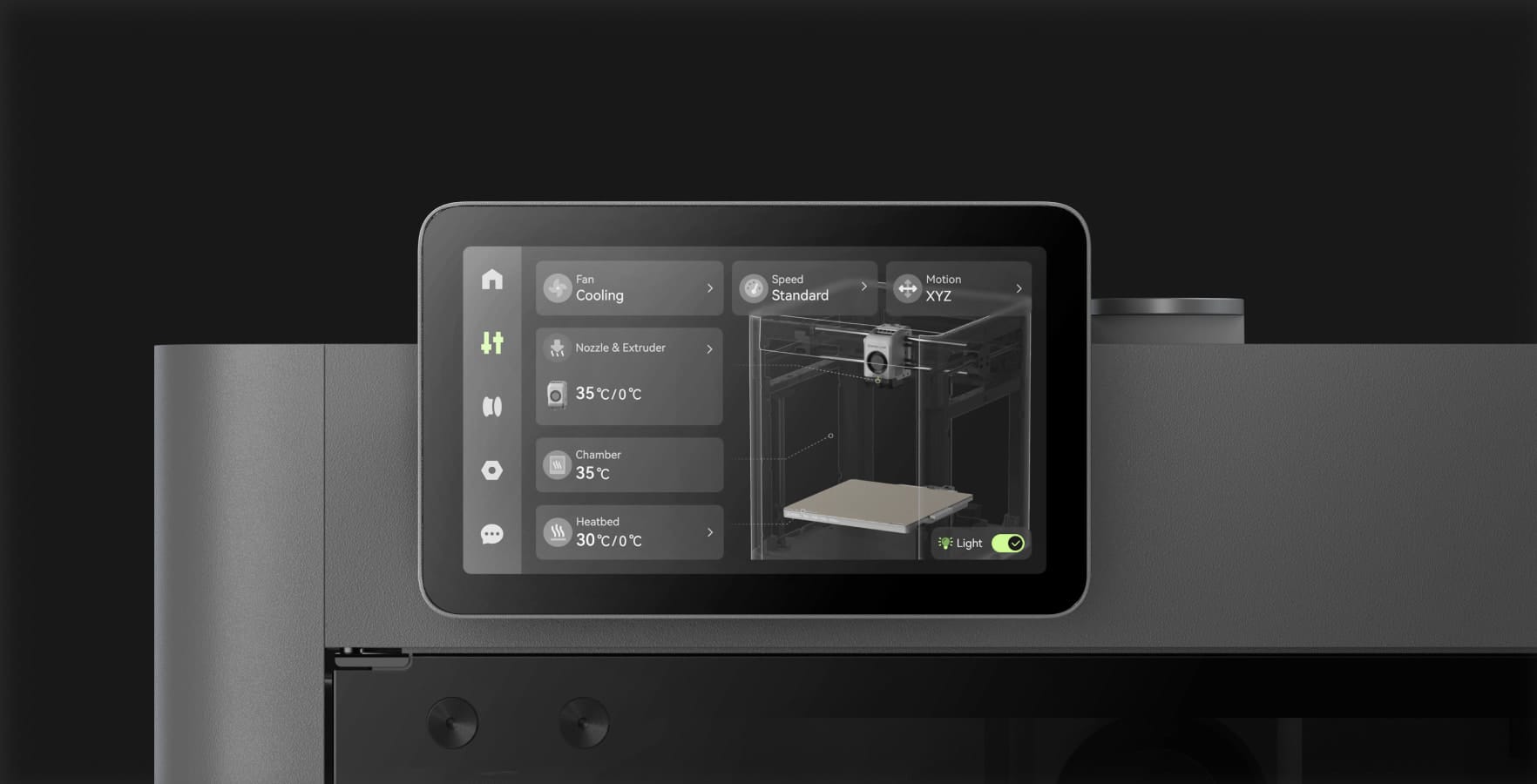 5インチタッチパネル