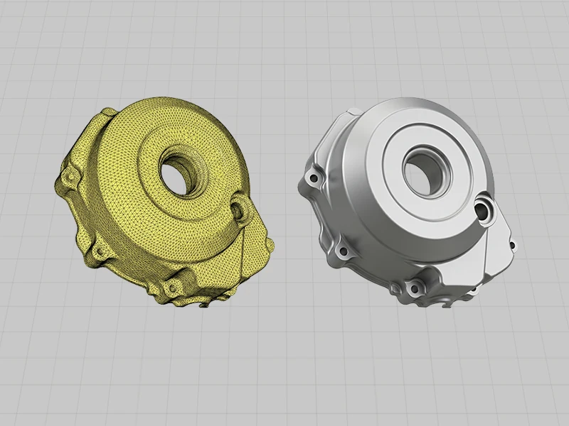部品と試作の3Dスキャン